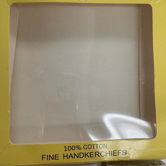 NIB Moda Di Raza Monogrammed "B" Handkerchief set of 2 - Picture 3 of 3